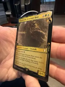 Treebeard, Gracious Host (Showcase Scrolls Foil) Lord of the Rings 483 NM - Image 3