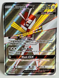 Pokemon TCG - Kartana GX 106/111 Full Art Crimson Invasion - Image 1