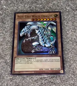 Yu-Gi-Oh Blue-Eyes White Dragon Ultra Rare Holo 1st Ed LCKC-EN001 2020 - Image 1