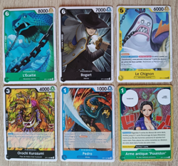 Lot de 6 Cartes Divers ONE PIECE CARD GAME FR - Image 1