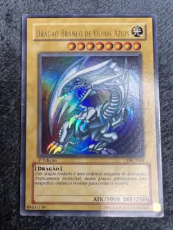 Blue-Eyes White Dragon Sdk-001 DIK-P001 Portuguese 1st Edition Konami Yu-Gi-Oh! - Image 1