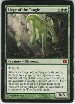 Liege of the Tangle Scars of Mirrodin Mythic Magic: The Gathering MP - Image 1