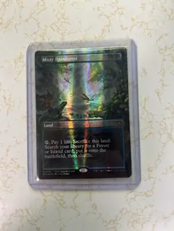 Misty Rainforest Borderless Dragonscale Foil Special Guests Tarkir Dragonstorm - Image 1