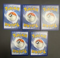 Pokemon TCG Rainbow Holo Full Art Trainer Supporter Lot of 5 NM - Image 2