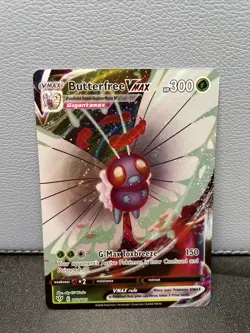Pokemon SWSH Darkness Ablaze Butterfree VMAX Holo Ultra Rare 002/189 Pack Fresh - Image 2