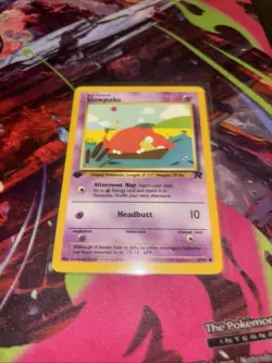 Pokemon TCG - Slowpoke #67/82 - Team Rocket - 1st Edition - LP - Image 1