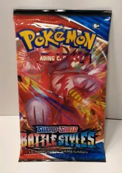 (4) Pokemon 2021 Sword & Shield Battle Styles Booster Packs - Full Art Set - Image 4