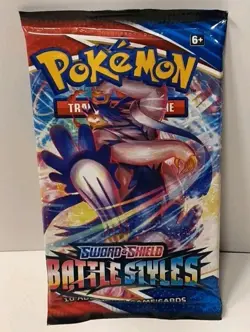 (4) Pokemon 2021 Sword & Shield Battle Styles Booster Packs - Full Art Set - Image 5