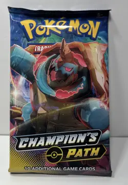 (4) Pokemon Champion's Path Booster Packs - Full Art Set - New Sealed - Image 5