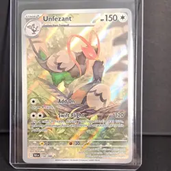Pokemon TCG Unfezant 150/086 SV: Black Bolt Illustration Rare Holo 150HP - Image 1