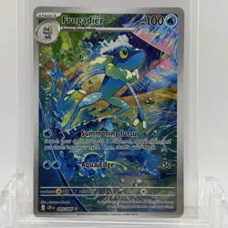 Pokemon TCG Chaos Rising Frogadier #089/086 Illustration Rare NM- - Image 1