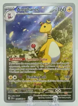 Pokemon TCG Ampharos #90/86 Holo Rare Chaos Rising - Image 1