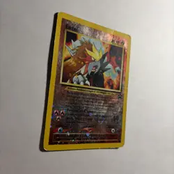 Entei Pokemon TCG 2000 Reverse HOLO #34 WOTC Black Star Promo - HP/D/C - Image 2