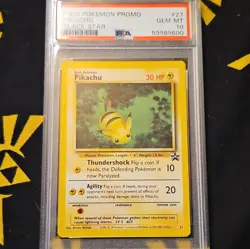 Wizards of the Coast 2000 Pikachu Wotc Promo Black Star #27/53 PSA 10 - Image 3