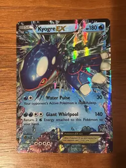 Kyogre EX Primal Clash 54/160 Pokemon 2015 HP - Image 1