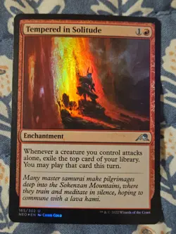Tempered in Solitude FOIL - Kamigawa: Neon Dynasty MTG Magic - Image 3