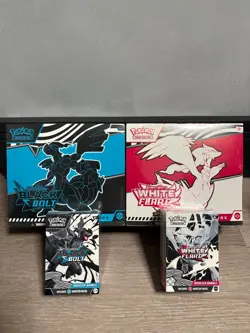 🌟 Pokemon TCG: Black Bolt & White Flare Bundle .All New & Sealed✅ - Image 1