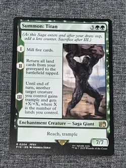 Summon: Titan - FIN 0204 NM - MTG Magic - Image 1