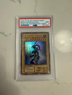 2024 Yu-Gi-Oh! Sweepstakes Black Luster Soldier Stnls Egyptian God Cards PSA 9 - Image 1
