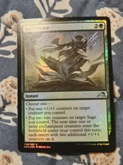 Storyweave FOIL (209/606) Kamigawa Neon Dynasty MTG Magic - Image 2