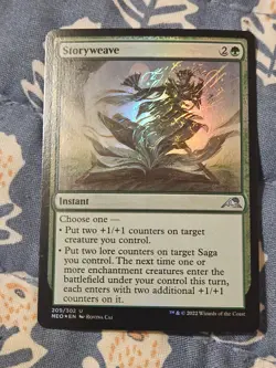 Storyweave FOIL (209/606) Kamigawa Neon Dynasty MTG Magic - Image 4