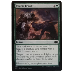 x1 Titanic Brawl J22 MTG M/NM Common Green Instant Jumpstart 2022 TCG CCG - Image 1