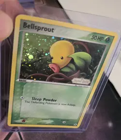 Bellsprout 49/92 Reverse Holo Swirl EX Legend Maker Pokemon Card - Image 1