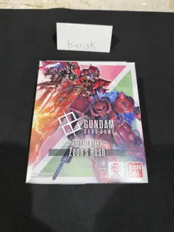 Gundam Card Game Starter Deck ST03 Zeon’s Rush English New Factory Sealed - Image 1