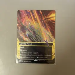 Lotus Field (0113) (Borderless) (Galaxy Foil) - Edge of Eternities: Stellar Sig - Image 1
