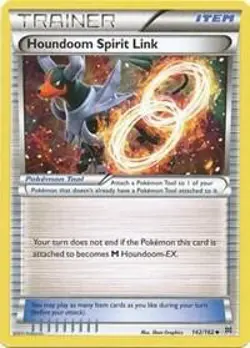 Houndoom Spirit Link 142/162 Pokemon TCG XY - BREAKthrough NM - Image 1