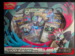 Grafaiai ex Box Sealed Pokemon TCG 4 Booster Packs Temporal Forces Paradox Rift - Image 1