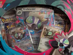 Grafaiai ex Box Sealed Pokemon TCG 4 Booster Packs Temporal Forces Paradox Rift - Image 2