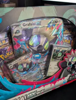 Grafaiai ex Box Sealed Pokemon TCG 4 Booster Packs Temporal Forces Paradox Rift - Image 4
