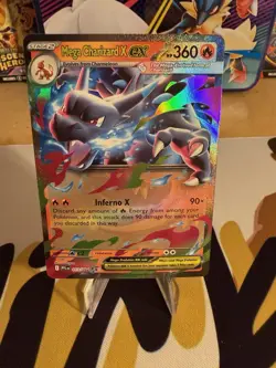 Mega Charizard X ex 013/094 Double Rare Phantasmal Flames Pokemon Near Mint - Image 1