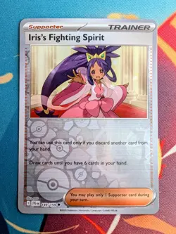 Iris's Fighting Spirit 149/159 Journey Together Reverse Holo Uncommon Pokemon NM - Image 1