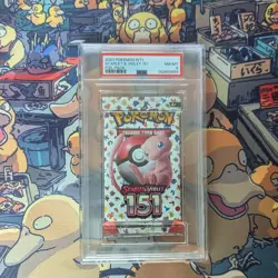 Pokemon 151 Pack S&V 2023 PSA 8 NM/Mint - Mew Art - Image 1
