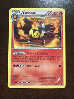 Emboar BW21 LP/Light Damage Pokemon TCG Black & White Black Star Promo - Image 1