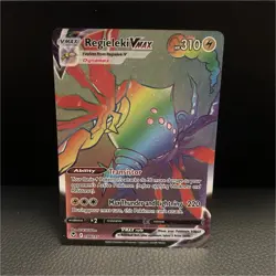 2022 Regieleki VMAX Secret Rare Full Art Holo 198/195 Silver Tempest ENG - Image 1