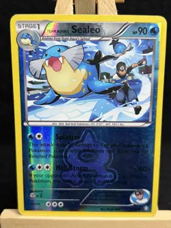 Pokemon Double Crisis Team Aqua’s Sealo 4/34 Reverse Holo LP/MP + Sharpedo MP - Image 5