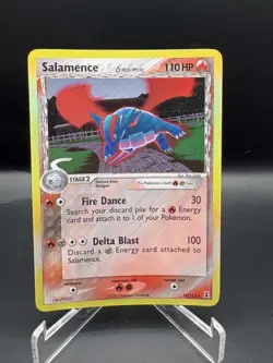 2005 Pokemon Salamence 14/113 Reverse Holo EX Delta Species - Image 1