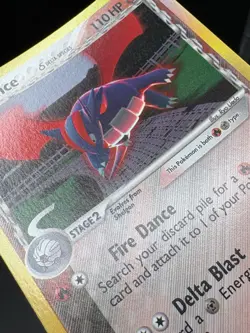 2005 Pokemon Salamence 14/113 Reverse Holo EX Delta Species - Image 5