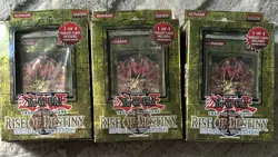 Yu-Gi-Oh Rise of Destiny Special Edition, 3x 1st Edition Packs Factory Sealed - Image 1