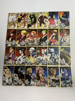 One Piece Illustration Shikishi Art Board Efuda Card Ensky 24 types complete set - Image 1
