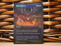 MTG Dread Return 0637 FOIL BORDERLESS | NM Near Mint | CMM | 2023 - Image 1