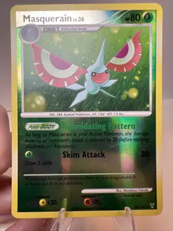MP Masquerain 68/147 Reverse Holo Supreme Victors AUTHENTIC Pokemon Card - Image 1