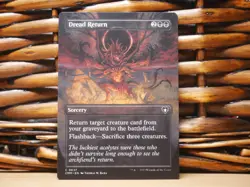 MTG Dread Return 0637 BORDERLESS | NM Near Mint | CMM | 2023 - Image 1