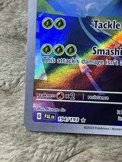 Heracross Paldea Evolved Illustration Rare Pokemon TCG Card 194/193 Clean card - Image 2
