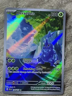 Heracross Paldea Evolved Illustration Rare Pokemon TCG Card 194/193 Clean card - Image 5