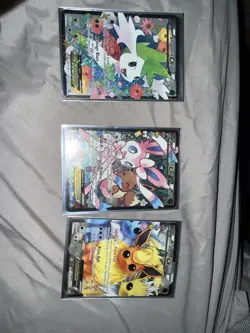 Pokemon EX Holo Lot Sylveon EX Flareon EX Shaymin EX RC32 RC28 RC21 3 Cards - Image 1
