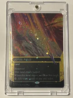 MTG Lotus Field - EOS 0113- Borderless Galaxy Foil - NM - FREE SHIPPING - Image 3